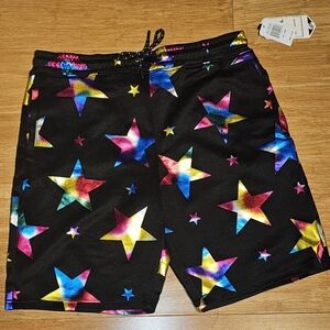 NWT Oh Snap! Drill Clothing Co Shorts Men's Size L Multicolor 90's Retro Hip Hop